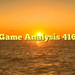 Game Analysis 416