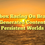 Sandbox Racing On Browser: User-Generated Content With Persistent Worlds