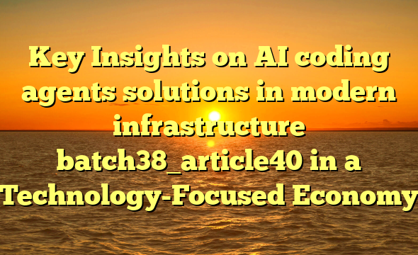 Key Insights on AI coding agents solutions in modern infrastructure batch38_article40 in a Technology-Focused Economy