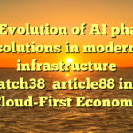 The Evolution of AI pharma solutions in modern infrastructure batch38_article88 in a Cloud-First Economy