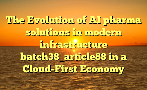 The Evolution of AI pharma solutions in modern infrastructure batch38_article88 in a Cloud-First Economy