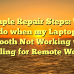 # Simple Repair Steps: What to do when my Laptop is Bluetooth Not Working when Traveling for Remote Workers